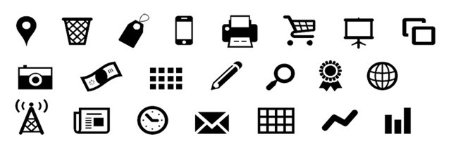 Biểu tượng đẹp cho thiết kế web2