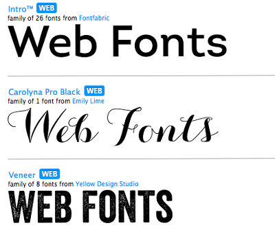 font cho thiết kế web