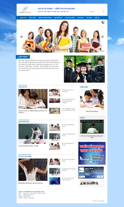 web gia sư sư phạm