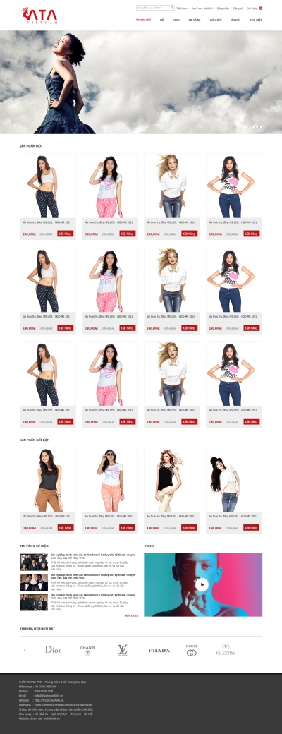 Web bán hàng thời trang